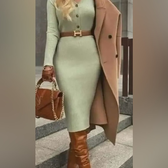 Leather boots Italian made tall boots mid calf slouchy boots brown leather boots - Picture 14 of 15